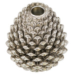 Silver Pine Cone Candle Holder - Castle Home Interiors