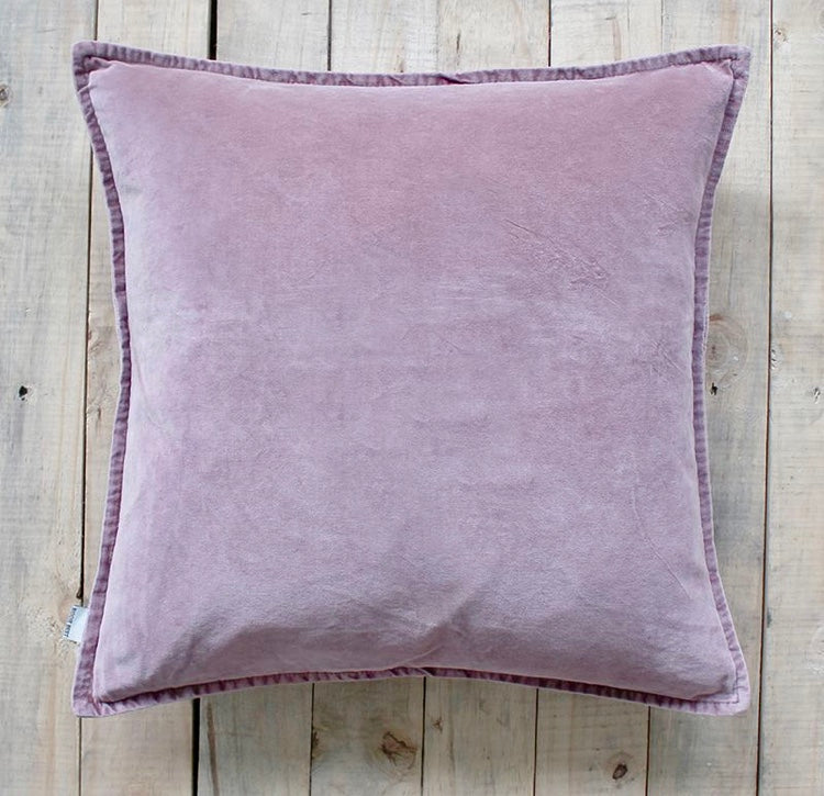 Velvet Feather Cushion - Castle Home Interiors