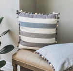 Hampstead Striped Feather Cushion - Castle Home Interiors