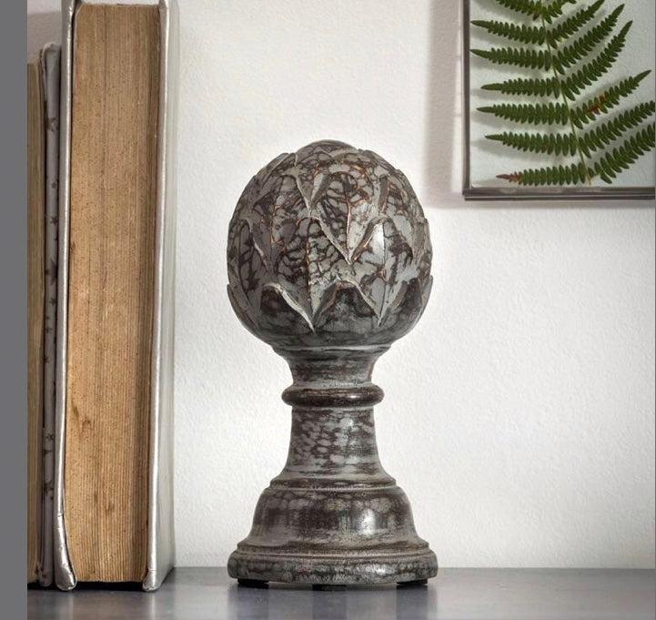 Wooden Decorative Artichokes Grey - Castle Home Interiors