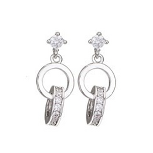 Cubic Zirconia Stud Earrings - Castle Home Interiors