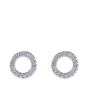 Sparkling Stud Circle Earrings - Castle Home Interiors