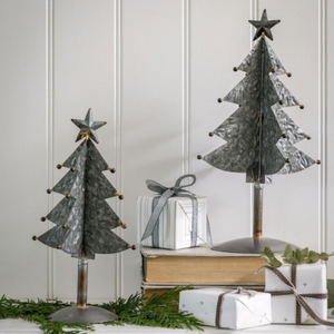 Metal Galvanised Christmas Tree - Castle Home Interiors