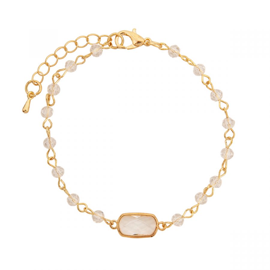 Gold Crystal Delicate Bracelet - Castle Home Interiors