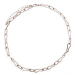 Silver Short Chain Link Necklace - Castle Home Interiors