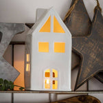 Ceramic House Tea-Light Holder