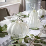 Frosted Glass Pumpkins