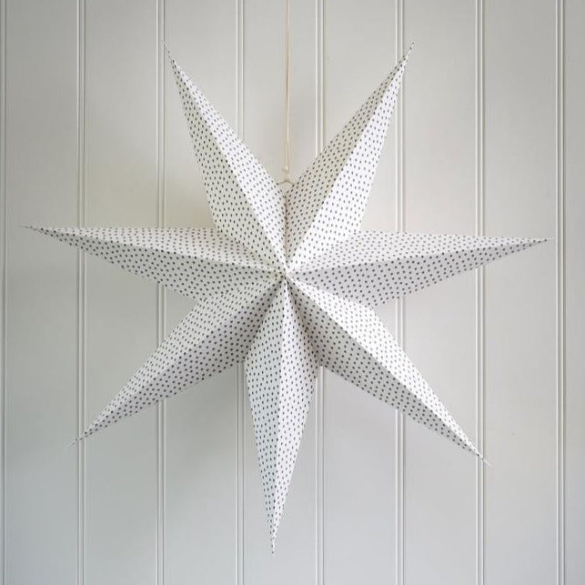 Polka Dot Hanging Stars - Castle Home Interiors