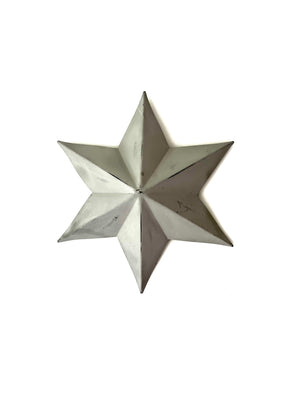 Grey Metal Barn Star