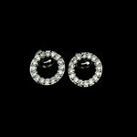 Sparkling Stud Circle Earrings - Castle Home Interiors