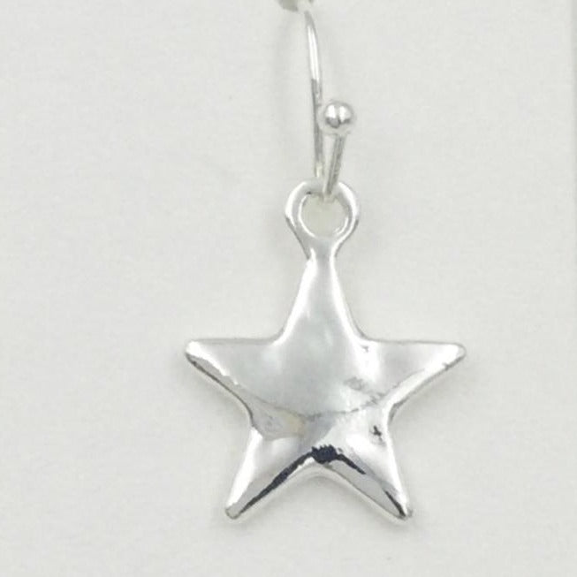 Silver Star Earrings - Castle Home Interiors